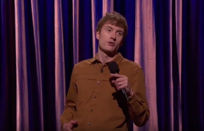 James Acaster made his American TV debut on Conan