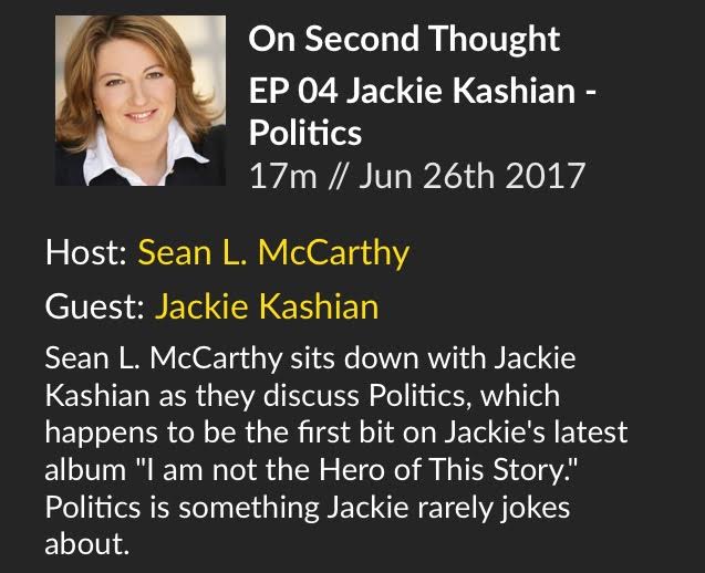 On Second Thought with Jackie Kashian