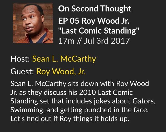 On Second Thought with Roy Wood Jr.