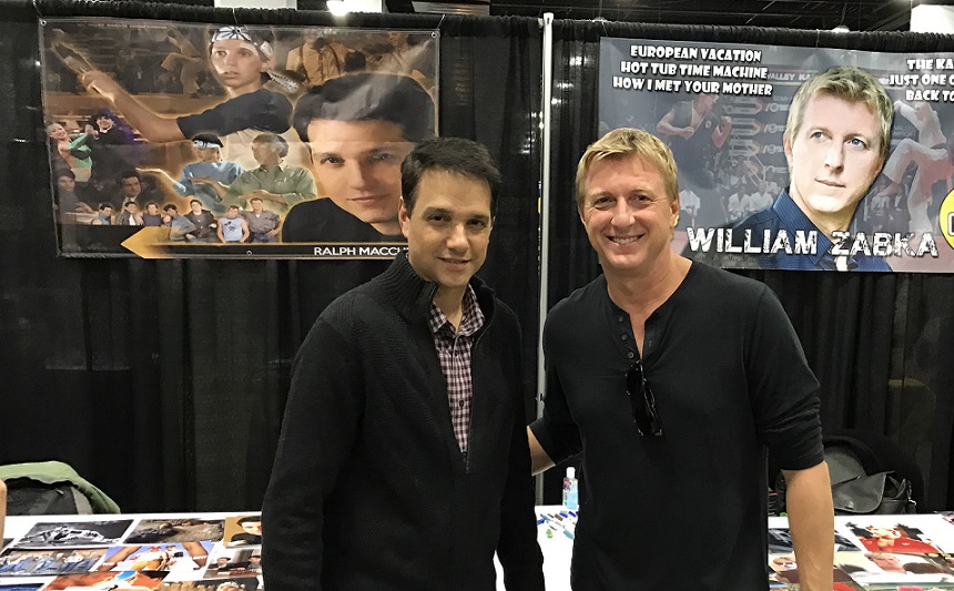 Karate Kid Ralph Macchio all grown up, reunited with “Cobra Kai” for YouTube Red