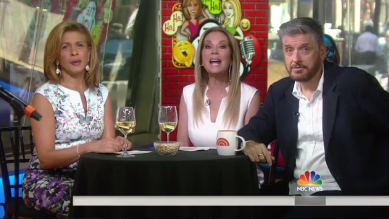 Hoda and Kathie Lee torture three aspiring comedians and Craig Ferguson during morning “happy hour”
