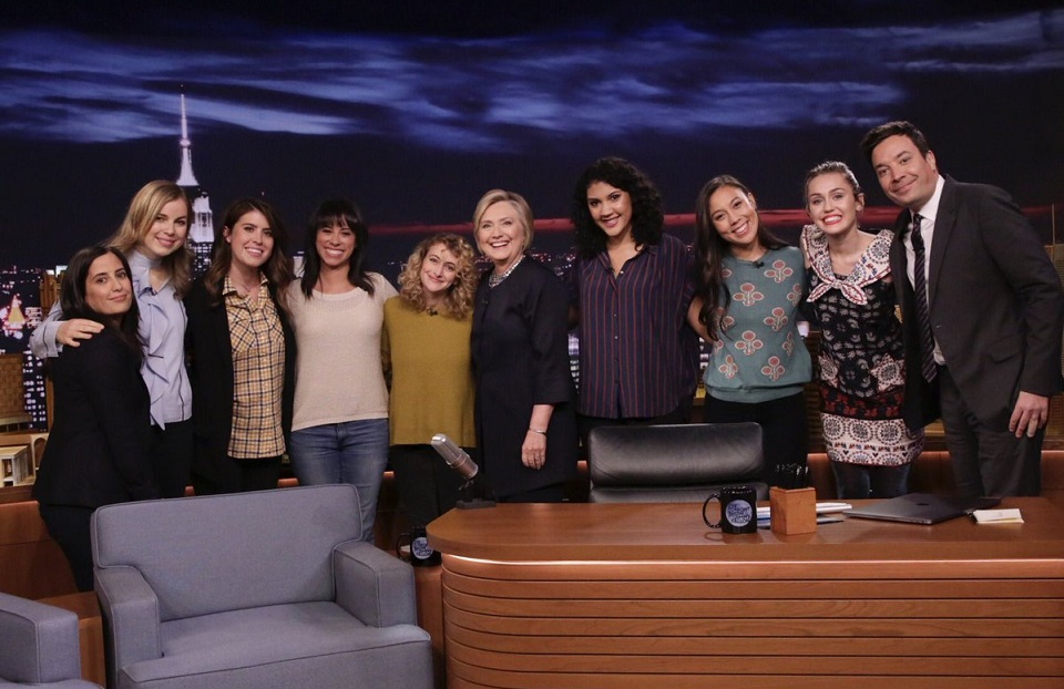 The nightly late-night writing staffs for America’s TV talk shows in 2017