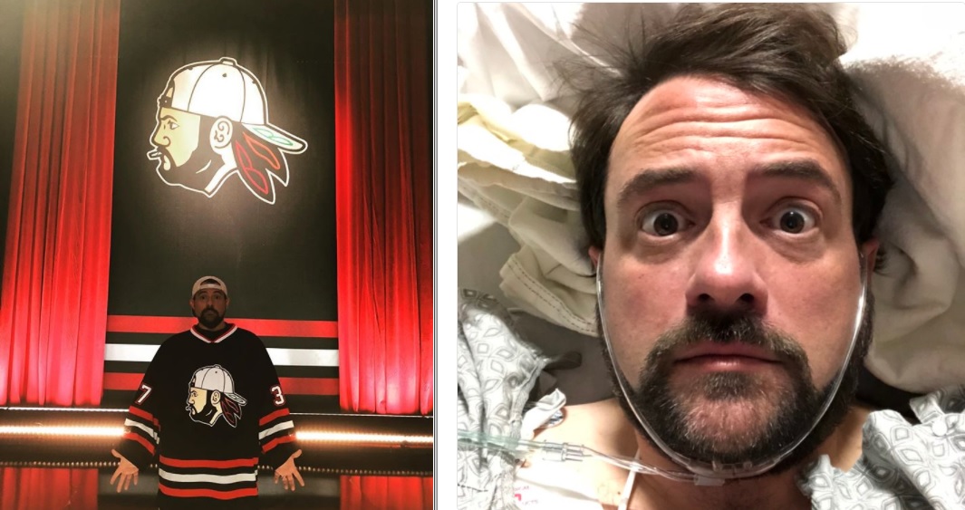 Kevin Smith survives massive heart attack following taping of his comedy special