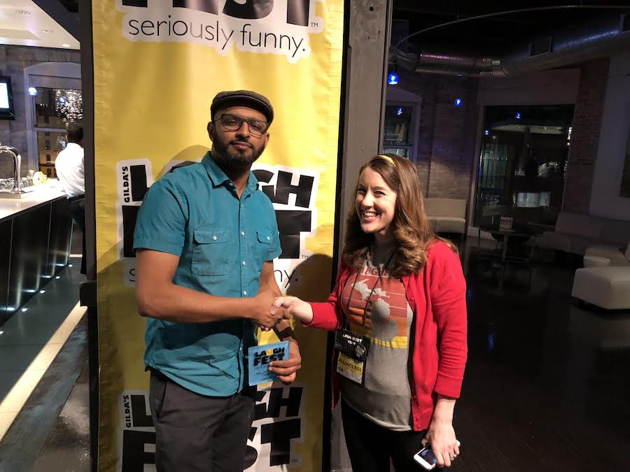 Ali Sultan wins Best of the Midwest comedy competition at Gilda’s LaughFest 2018