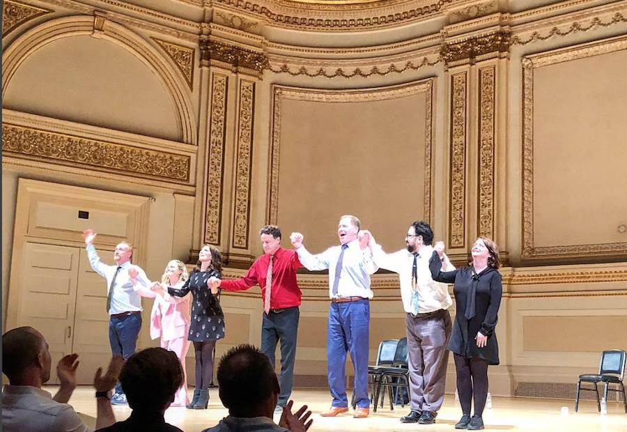 The Upright Citizens Brigade performs Carnegie Hall ASSSSCAT to open 20th and final Del Close Marathon in New York City