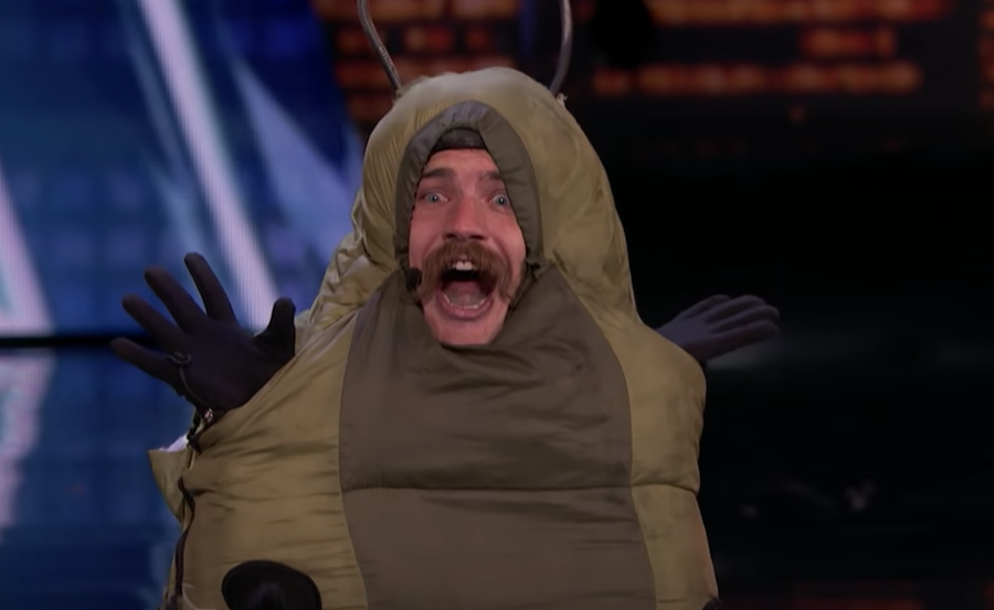 Sethward auditions as a NSFW caterpillar for America’s Got Talent 2018