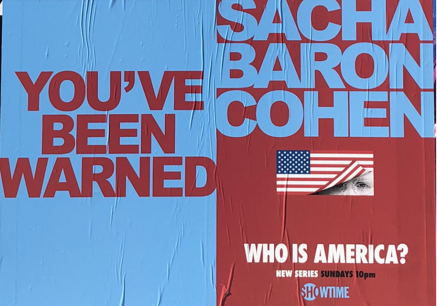 Sacha Baron Cohen stars in new satire series, Who Is America? for Showtime