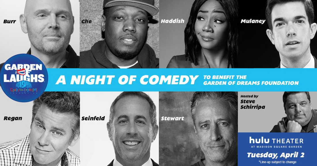 All-star lineup announced for 2019 Garden of Laughs benefit in NYC