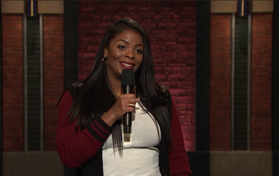 Janelle James on Late Night with Seth Meyers