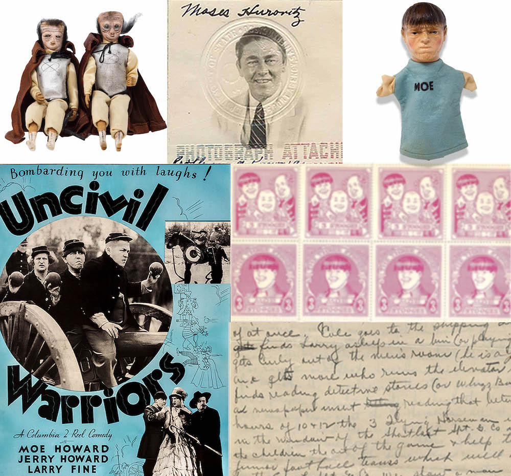 Bidding open this week on auction items from the estate of Moe Howard from The Three Stooges
