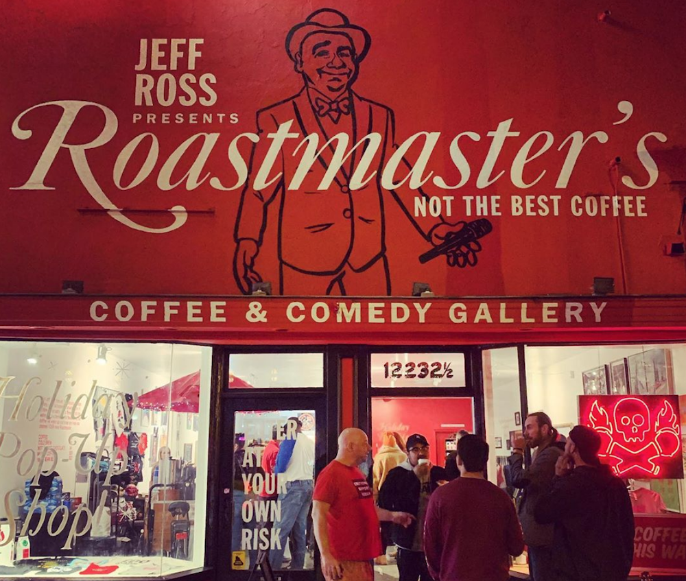 You had to be there: Jeff Ross popped up a Roastmaster’s gift shop in Studio City