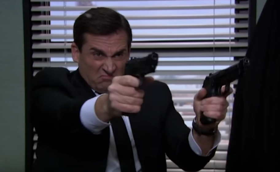 Watch “Threat Level Midnight” as Michael Scott from The Office originally intended