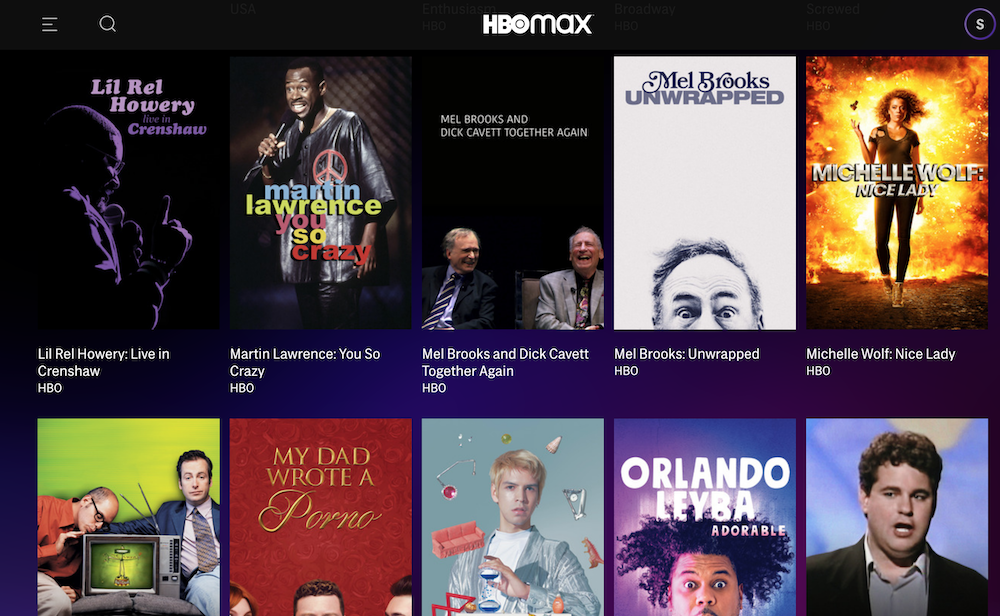 All of the Stand-Up, SKetch and Improv Comedy on HBO Max at Launch