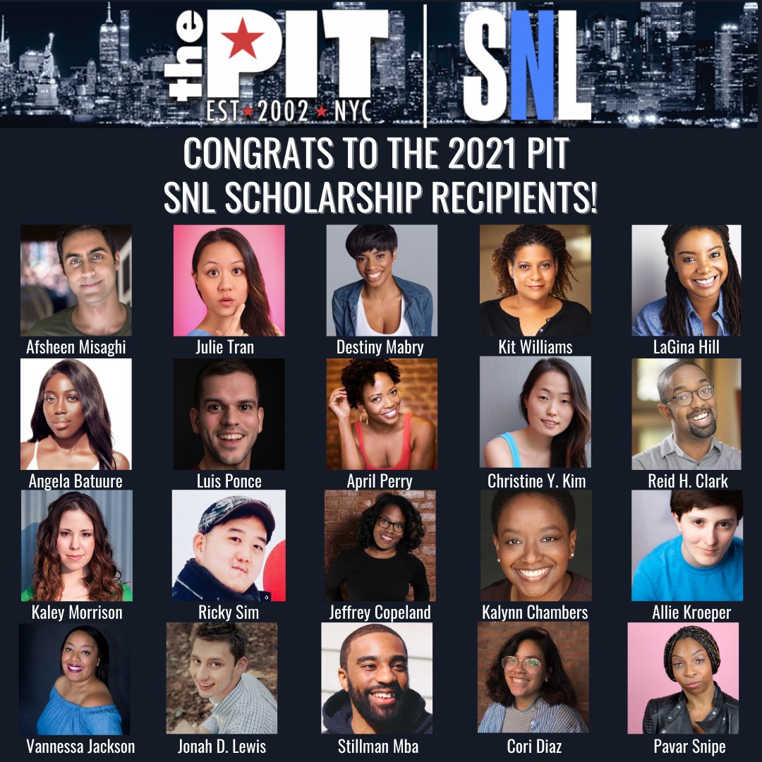 The PIT Announces First 20 SNL Scholarship Recipients