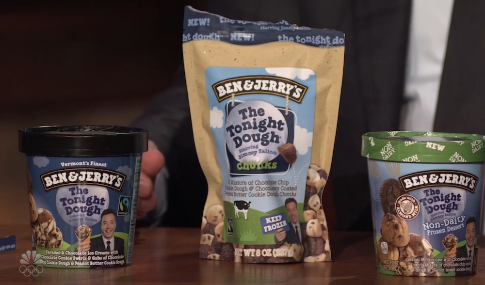 Jimmy Fallon, Ben & Jerry’s Announce New Versions of The Tonight Dough
