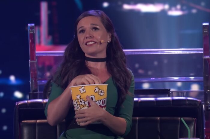 Celia Munoz performs on the semifinals of America’s Got Talent