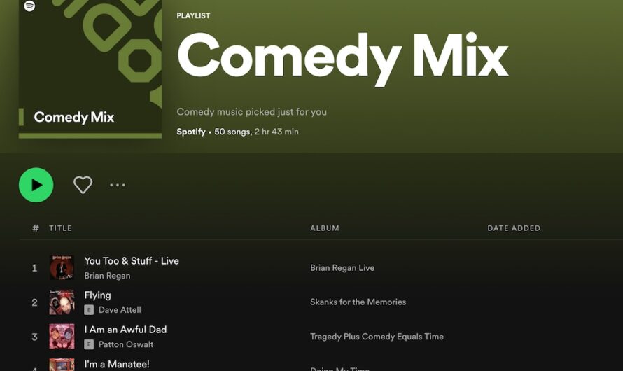 Some Good News for Comedians on Spotify?!