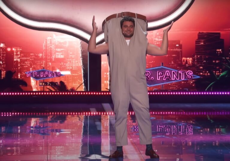 Mr. Pants performs on the semifinals of America’s Got Talent The