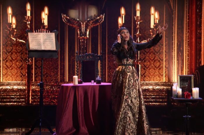 Celia Munoz performs on the finals of America’s Got Talent
