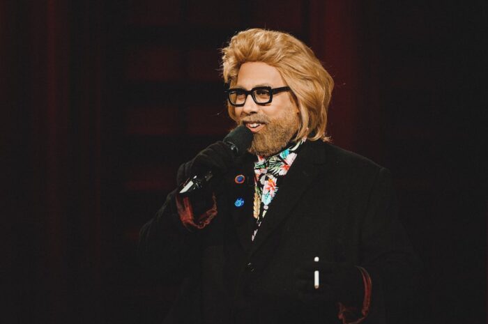 Morvin Splaversby (Reggie Watts) on The Late Late Show with James Corden