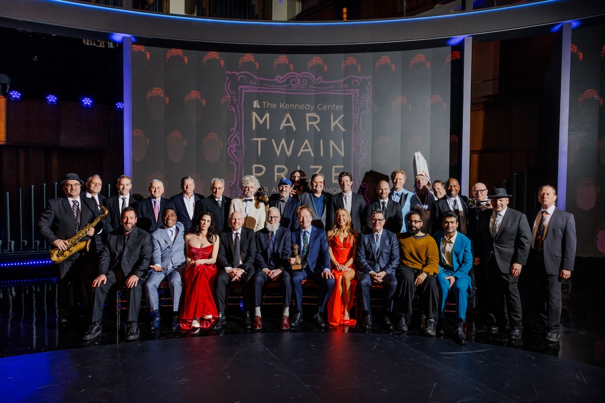 Cast photo for The Kennedy Center Mark Twain Prize ceremony for Conan O'Brien